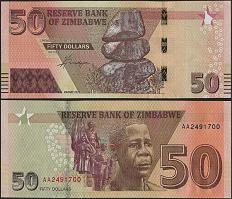 *50 dolárov Zimbabwe 2020 (2021), P105 UNC - Kliknutím na obrázok zatvorte -